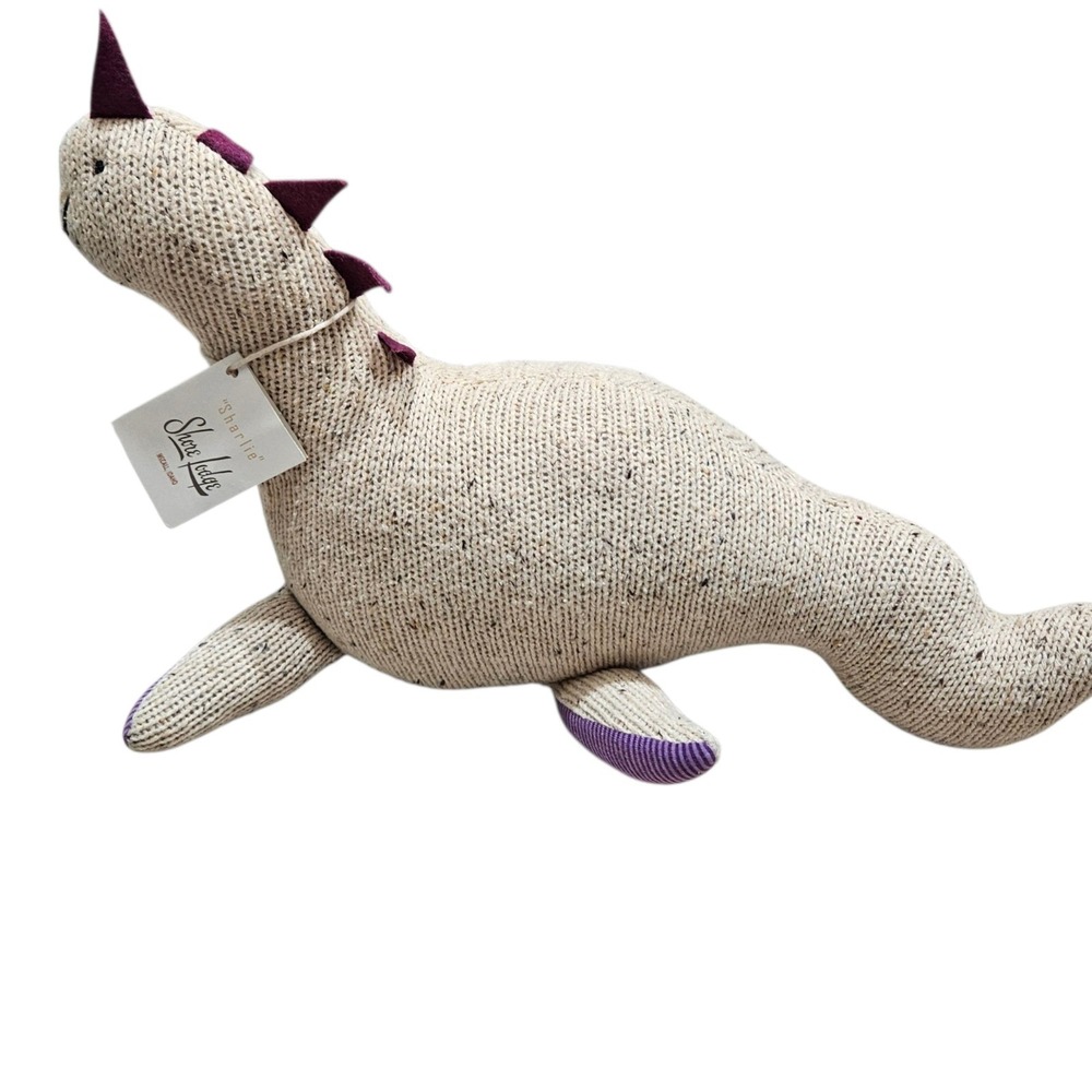 Shore Lodge Knit Sharlie Lake Monster‎ Idaho Plush Dinosaur Stuffed Animal Toy - Picture 2 of 10